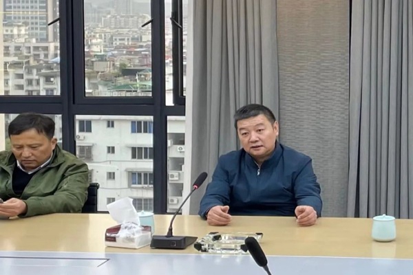 麗水市建設(shè)局黨組書記、局長(zhǎng)鐘小松一行到浙江中立建設(shè)有限公司走訪